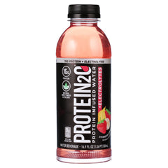 Whey Protein Infused Water plus Electrolytes, Strawberry Banana, 16.9 Fl Oz (Pack of 12) Whey Protein Infused Water plus Electrolytes, Strawberry Banana, 16.9 Fl Oz (Pack of 12)
