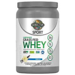 SPORT Grass Fed Whey Protein Powder, Vanilla, 24G, 16.9Oz SPORT Grass Fed Whey Protein Powder, Vanilla, 24G, 16.9Oz