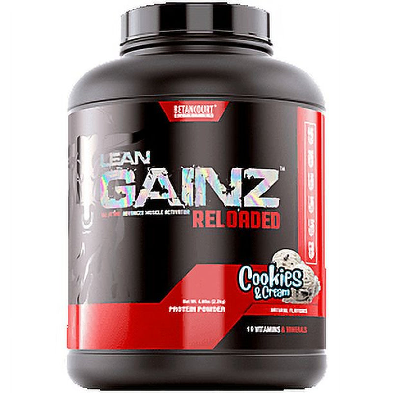 Lean Gainz Reloaded - Whey Protein Powder - Cookies & Cream (5 Lbs./16 Servings) Lean Gainz Reloaded - Whey Protein Powder - Cookies & Cream (5 Lbs./16 Servings)
