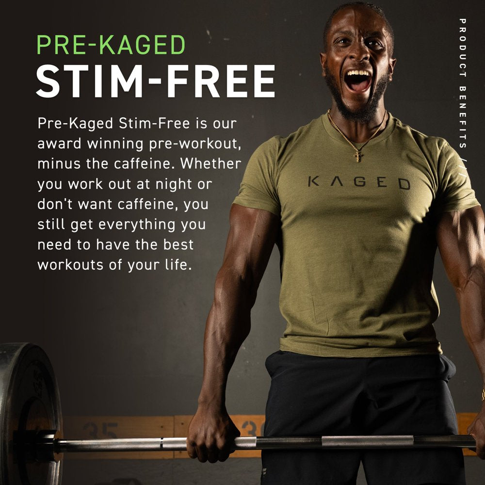 Kaged Pre-Kaged Stim Free Stimulant Free Pre Workout Powder Pre-Workout for Men & Women, Delivers Increased Strength Kaged Pre-Kaged Stim Free Stimulant Free Pre Workout Powder Pre-Workout for Men & Women, Delivers Increased Strength