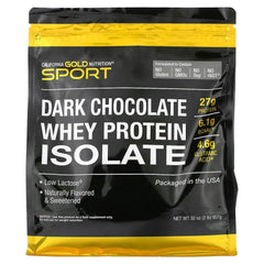 SPORT - Dark Chocolate Whey Protein Isolate, 2 Lbs (907 G) SPORT - Dark Chocolate Whey Protein Isolate, 2 Lbs (907 G)
