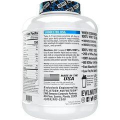 EVL Workout Muscle Whey Protein 25G Protein 6G BCAA & 4G Glutamine, 5LB Low Carb EVL Workout Muscle Whey Protein 25G Protein 6G BCAA & 4G Glutamine, 5LB Low Carb