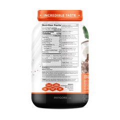 Invigor8: Nutritional Shake & Green Superfood - 100% Grass Fed-Whey Protein - Triple Chocolate Brown Invigor8: Nutritional Shake & Green Superfood - 100% Grass Fed-Whey Protein - Triple Chocolate Brown