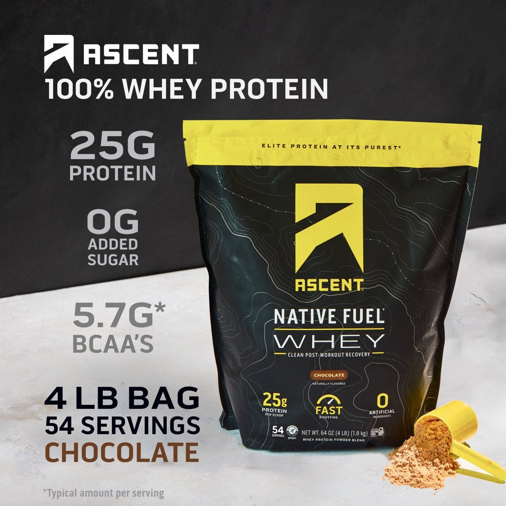 Native Fuel Whey Protein Powder, Chocolate, 4 Lbs Native Fuel Whey Protein Powder, Chocolate, 4 Lbs