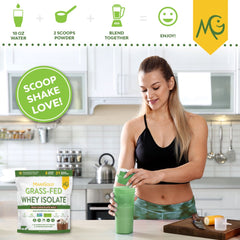 Grass-Fed Whey Isolate Protein Powder Rich Chocolate Malt 1LB - Cold Processed, Undenatured, Non-Gmo, Rbgh Free, Soy Free, Gluten Free Grass-Fed Whey Isolate Protein Powder Rich Chocolate Malt 1LB - Cold Processed, Undenatured, Non-Gmo, Rbgh Free, Soy Free, Gluten Free