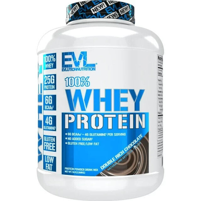 EVL Workout Muscle Whey Protein 25G Protein 6G BCAA & 4G Glutamine, 5LB Low Carb EVL Workout Muscle Whey Protein 25G Protein 6G BCAA & 4G Glutamine, 5LB Low Carb
