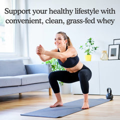 SPORT Grass Fed Whey Protein Powder, Vanilla, 24G, 16.9Oz SPORT Grass Fed Whey Protein Powder, Vanilla, 24G, 16.9Oz