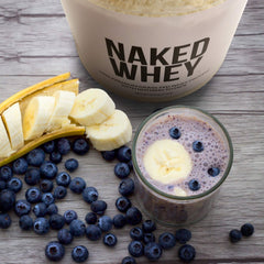 Naked WHEY 5LB 100% Grass Fed Unflavored Whey Protein Powder - US Farms, Only 1 Ingredient, Undenatured - No GMO, Soy or Gluten - No Preservatives - Promote Muscle Growth and Recovery - 76 Servings Naked WHEY 5LB 100% Grass Fed Unflavored Whey Protein Powder - US Farms, Only 1 Ingredient, Undenatured - No GMO, Soy or Gluten - No Preservatives - Promote Muscle Growth and Recovery - 76 Servings