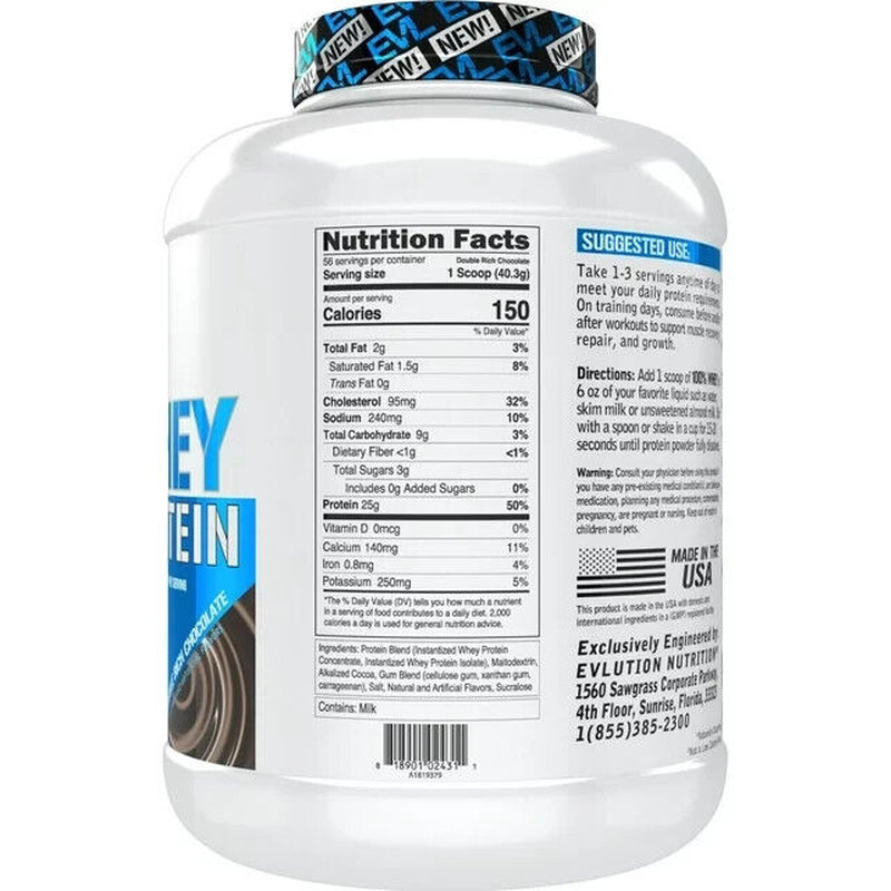EVL Workout Muscle Whey Protein 25G Protein 6G BCAA & 4G Glutamine, 5LB Low Carb EVL Workout Muscle Whey Protein 25G Protein 6G BCAA & 4G Glutamine, 5LB Low Carb