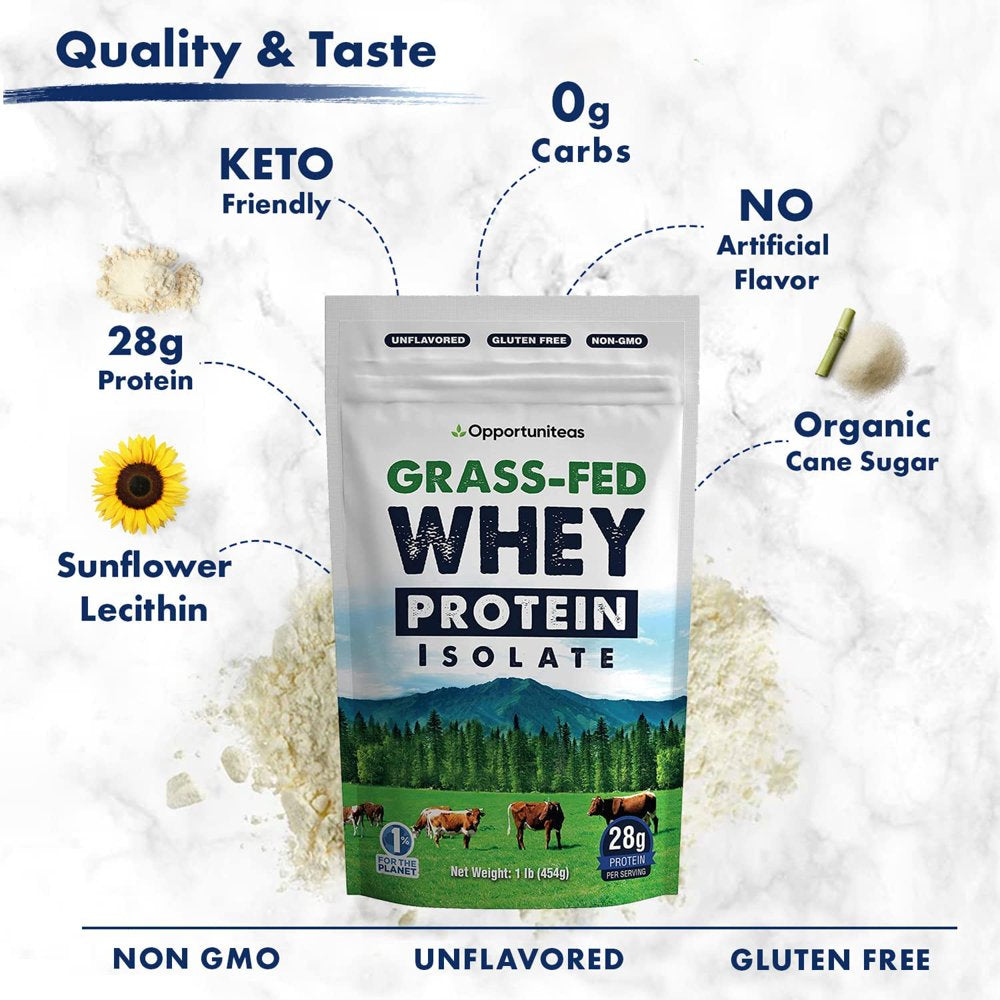 Whey Protein Powder Grass Fed Whey Isolate Unflavored Protein Mix for Shakes and Baking 1 Lb Whey Protein Powder Grass Fed Whey Isolate Unflavored Protein Mix for Shakes and Baking 1 Lb