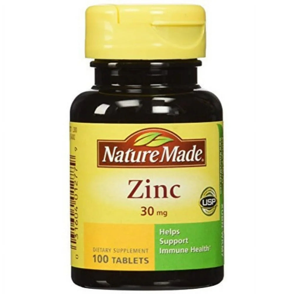 Zinc Tabs - 30 Mg - 100 Ct