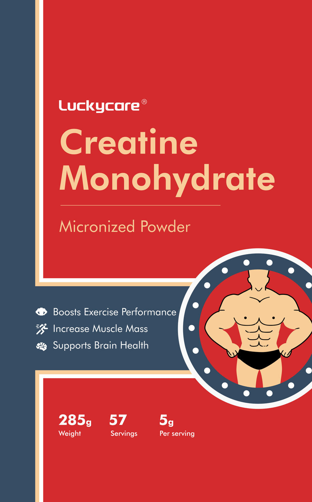 Creatine Monohydrate Micronized Creatine Powder Unflavored Fitness Sports 10OZ