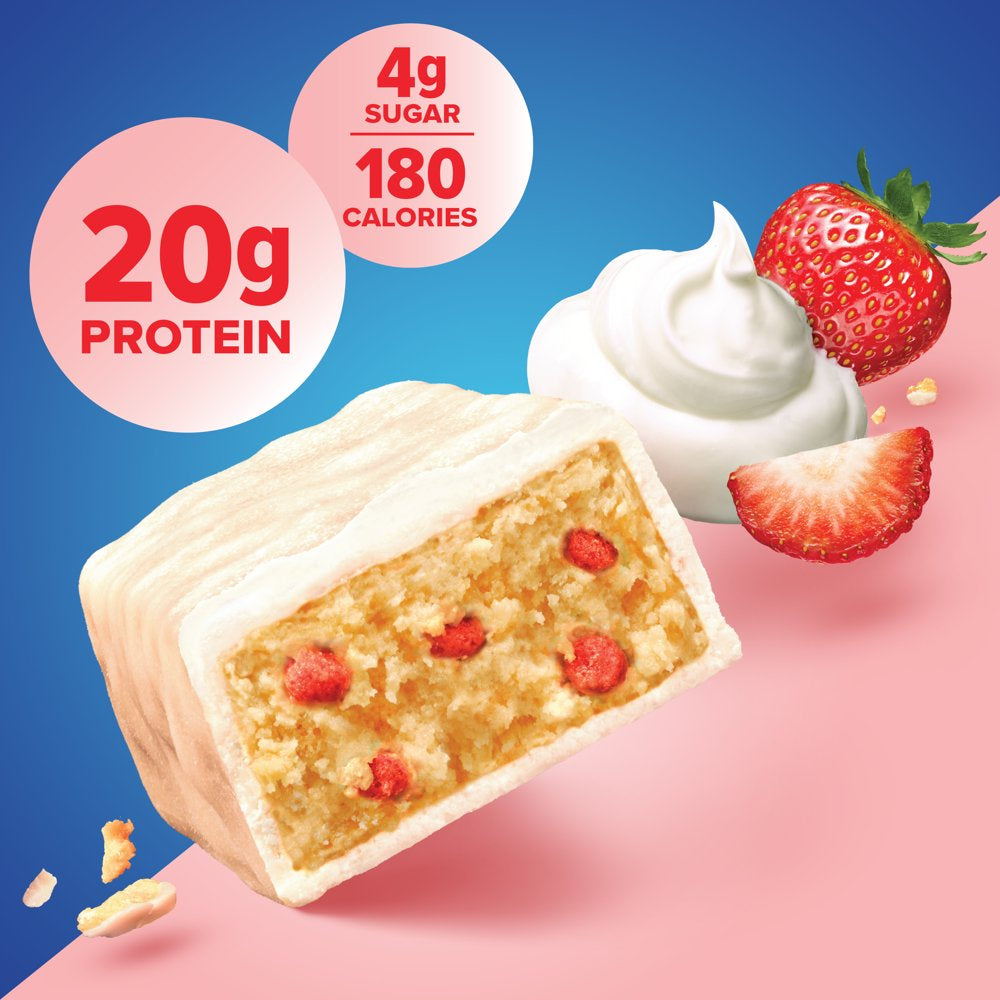 Bars, Strawberry Greek Yogurt, 20G Protein, 1.76 Oz, 6 Ct