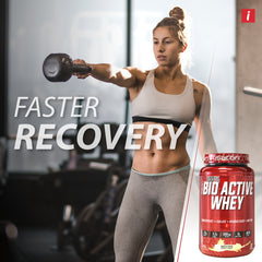 100% Bio-Active Whey Protein Powder, Concentrate, Isolate and Hydrolysate - Bio-Gro, Bio Active Peptides, and Bcaas for Recovery 25G of Protein per Serving - Vanilla Swirl (26 Servings)