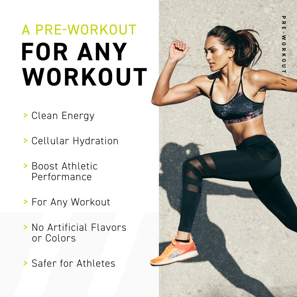 Pre- Sport Pre-Workout: Energy, Focus, Hydration, Endurance