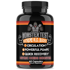 Monster Test, Monster PM Testosterone Booster Sleep Aid, Monster Maxx, Monster Nitric Oxide Booster, Monster Male Enhancement (5-Pack)