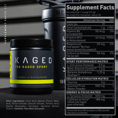 Pre-Kaged Sport Pre-Workout - Glacier Grape (9.38 Oz. / 20 Servings)