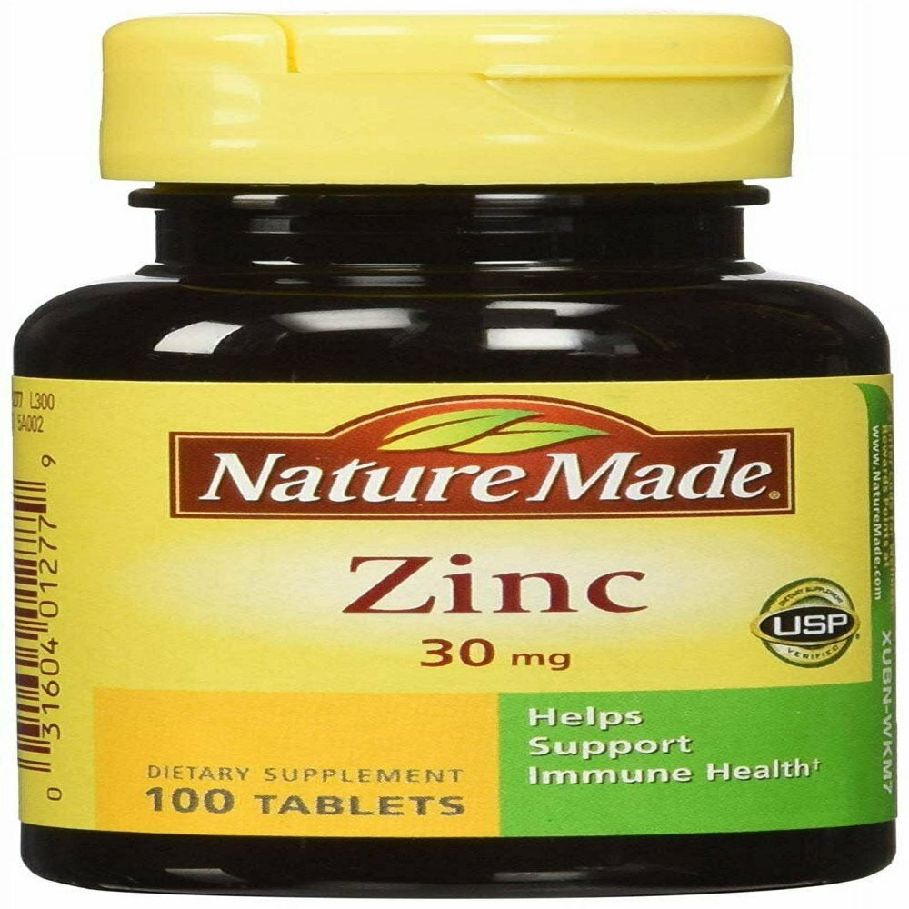 Zinc Tabs - 30 Mg - 100 Ct