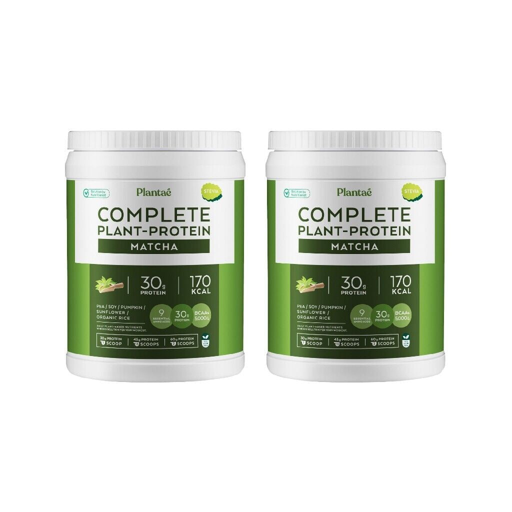 2X Plantae Complete Plant Protein Matcha Flavor Instant Powder Drink Bcaas 800 G