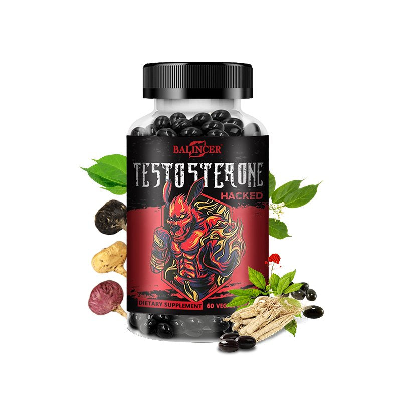 Testosterone Booster for Men 1500Mg 12In1 with Goat Grass, Zn.C, Vitamind, Ginseng, Tribulus Terrestris, Ashwagandha, Tongkat Ali & More - Performance, Energy Booster, Memory Support-120Capsules