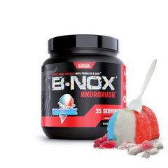 B-Nox Androrush - Sno Cone, Pre-Workout & Testosterone Enhancer, Powder Supplement,  35 Serving)