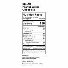 Peanut Butter Chocolate Chewy Protein Bars, Gluten-Free, Ready-To-Eat, 22 Oz, 12 Count