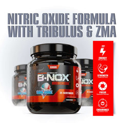 B-Nox Androrush - Sno Cone, Pre-Workout & Testosterone Enhancer, Powder Supplement,  35 Serving)