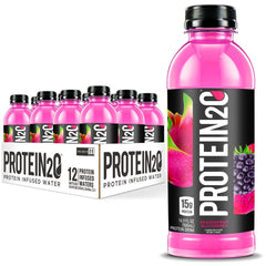 15G Whey Protein Infused Water, Dragon Fruit Blackberry, 16.9 Oz Botte (Pack of 12)