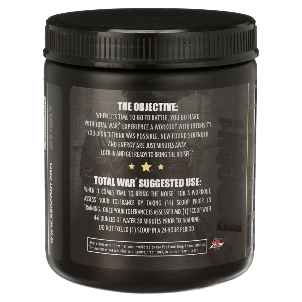 Total War Pre-Workout Powder, Blue Lemonade, 30 Servings