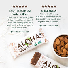 , Plant Based Protein Bars, Coconut Chocolate Almond, 12 Ct