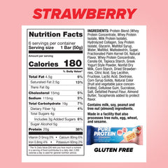 Bars, Strawberry Greek Yogurt, 20G Protein, 1.76 Oz, 6 Ct