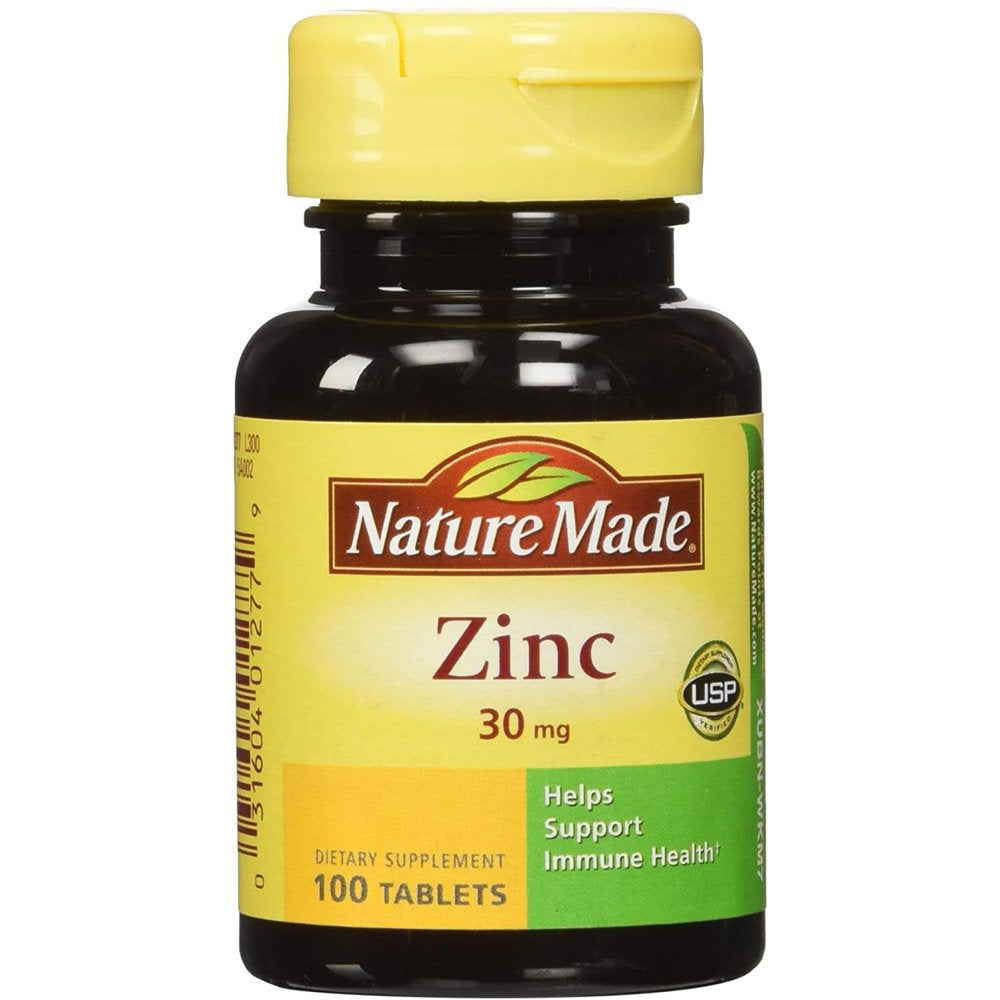 Zinc Essential Nutrient & Antioxidant Support, 100Ct, 4-Pack