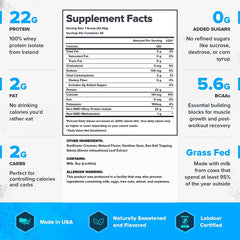 Whey+ Whey Isolate Protein Powder from Grass Fed Cows - Low Carb, Low Calorie, Non-Gmo, Lactose Free, Gluten Free, Sugar Free, All Natural Whey Protein Isolate, (30 Serving, Birthday Cake)