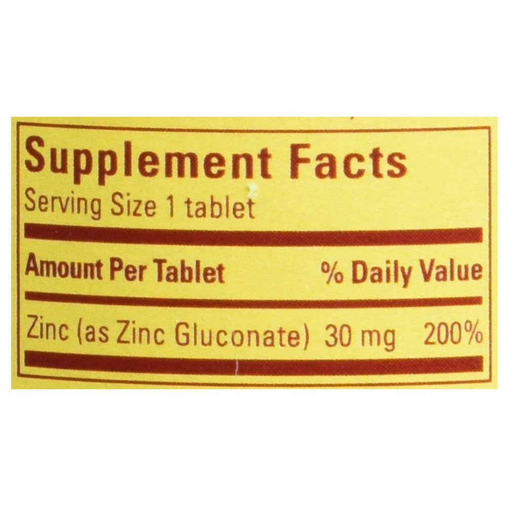 Zinc Essential Nutrient & Antioxidant Support, 100Ct, 4-Pack